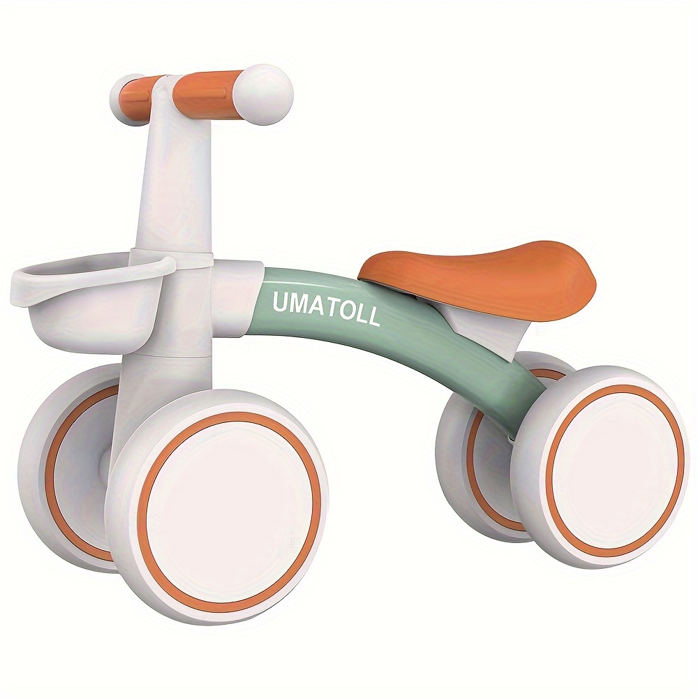 

Baby Balance Bikes For 1-2 Year Old Boys Girls, Riding Toys For 12-24 Month Toddler | No Pedal 4 Wheels Infant Balance Bike | First Birthday Gift With Removable Basket & Adjustable Seat