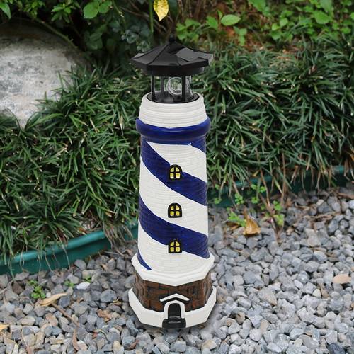 outdoor solar rotating led solar statue light suitable for garden yard lawn terrace landscape decoration lighting