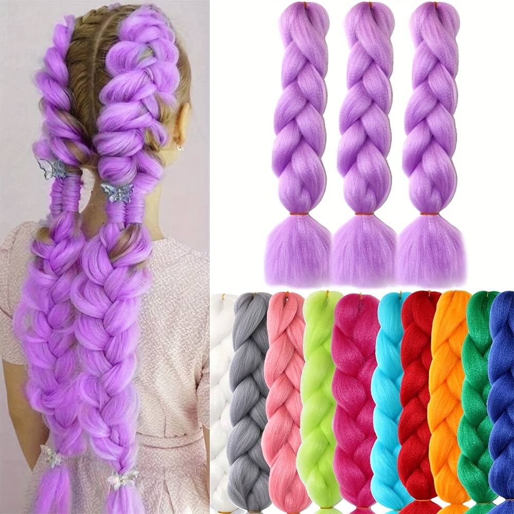Synthetische Jumbo-Zöpfe – 3 Stück, Je 101,6 Cm, Hitzebeständiges Kanekalon Für Dreads, Twists & Styling