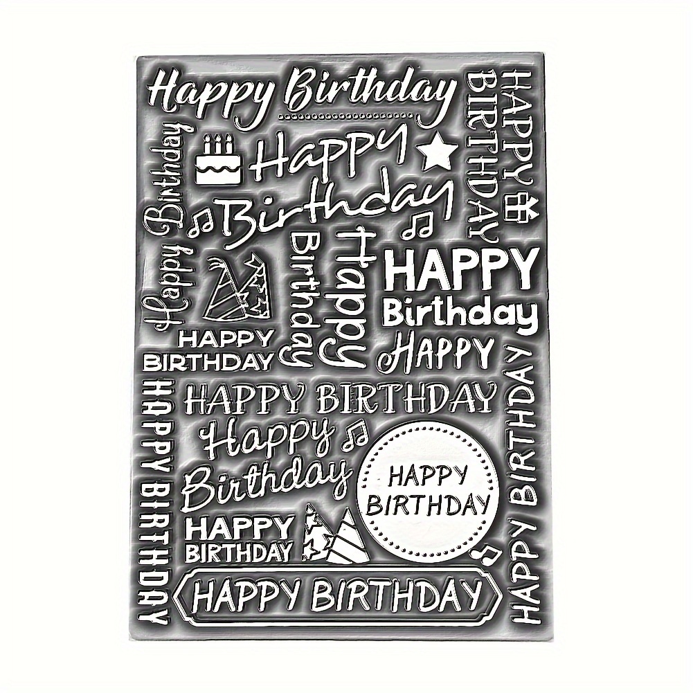 

5"x7" Plastic Embossing Folder For Card Making & Scrapbooking - -to-use Textured ,