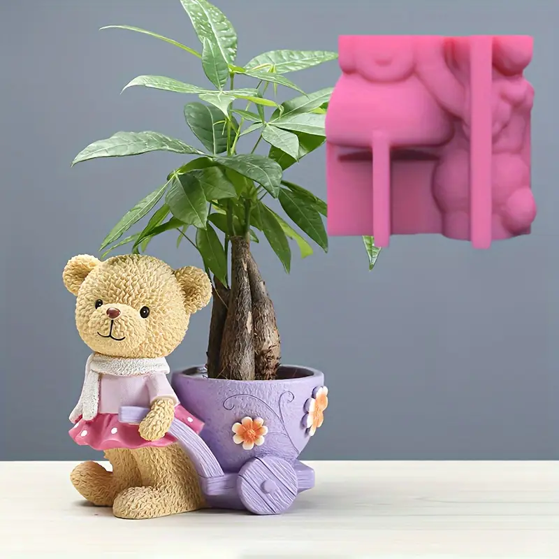 eimer auto cowboy teddybär vase blumentopf aschenbecher