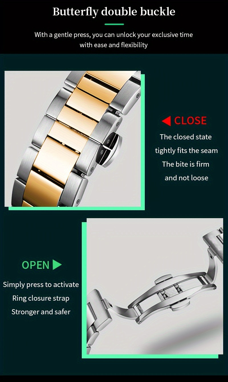 colorful sports watch with 3d large dial and multifunctional timing stainless steel strap suitable for daily casual   outdoor sports and other occasions to wear a gift details 3