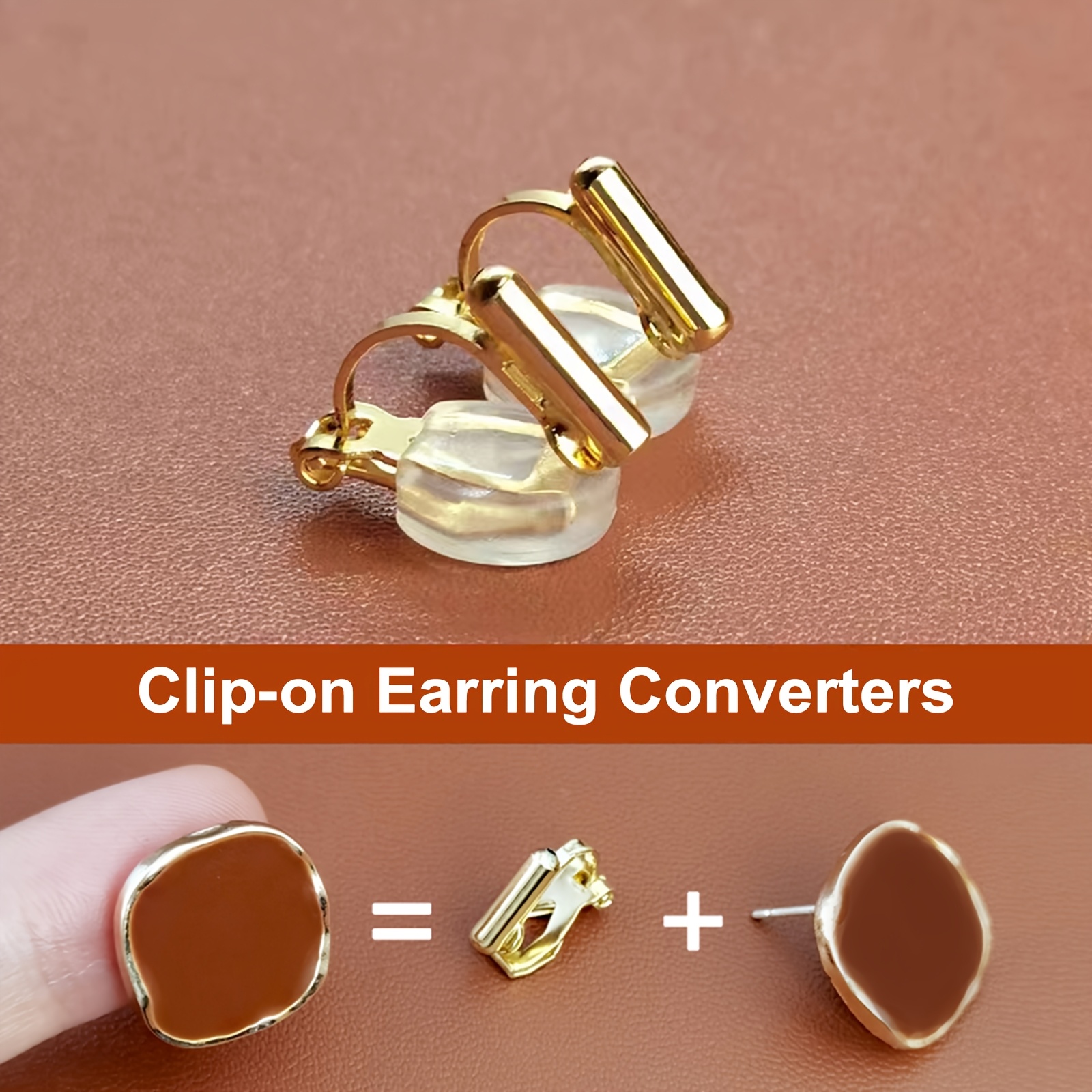 Jewelry Non Pierced Ears Pierced Earring Converters Clip Earring