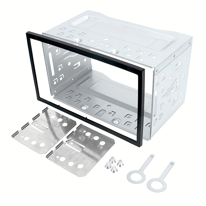 TEMU Suitable For Car Audio Modification, Iso 2din Double Din , Car Audio Modification Panel Bracket.