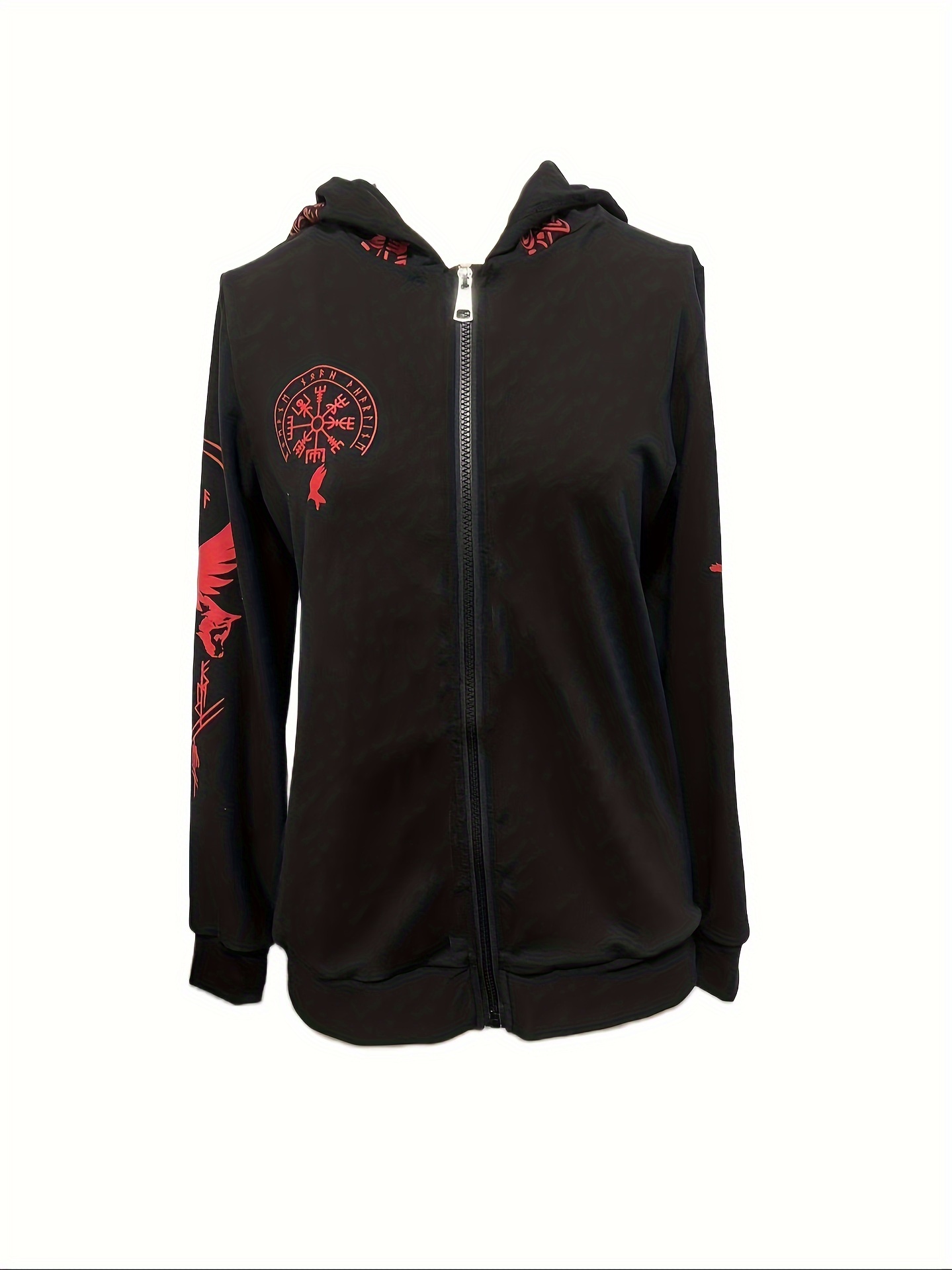 トップス Tribal Zip Up Hooded Sweatshirt 1-29-25-