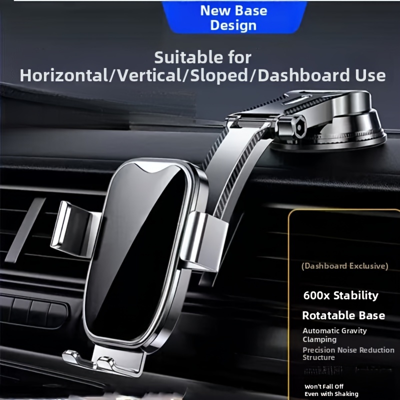 TEMU New Car Phone Holder, Universal Navigation Bracket, Easy-to-grab Portable Holder. It Allows One-handed Operation And Stays In