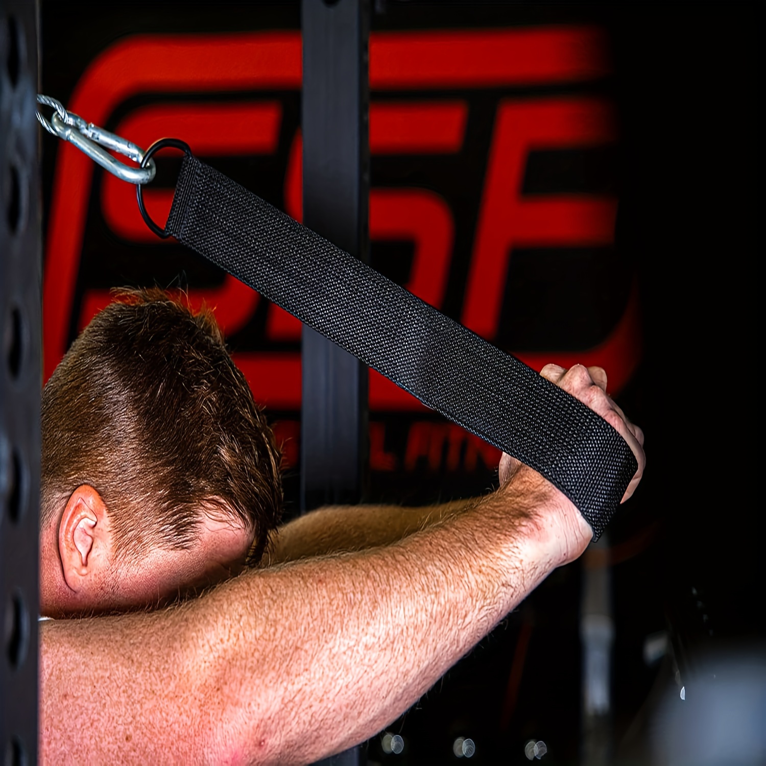 [Home Gym Pulley System Strength] Pulley System Gym, Cable Weight Pulley System for Gym LAT Pulldown, Biceps Curl Workout, Ideal Home Gym Equipment for Forearm, Shoulder, Strength Training, Without Battery