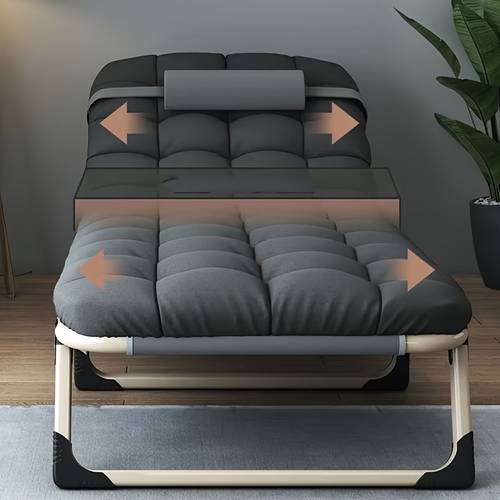 folding bed portable folding bed for office and outdoor camping 177 and convenient suitable for family use travel backyard and hiking