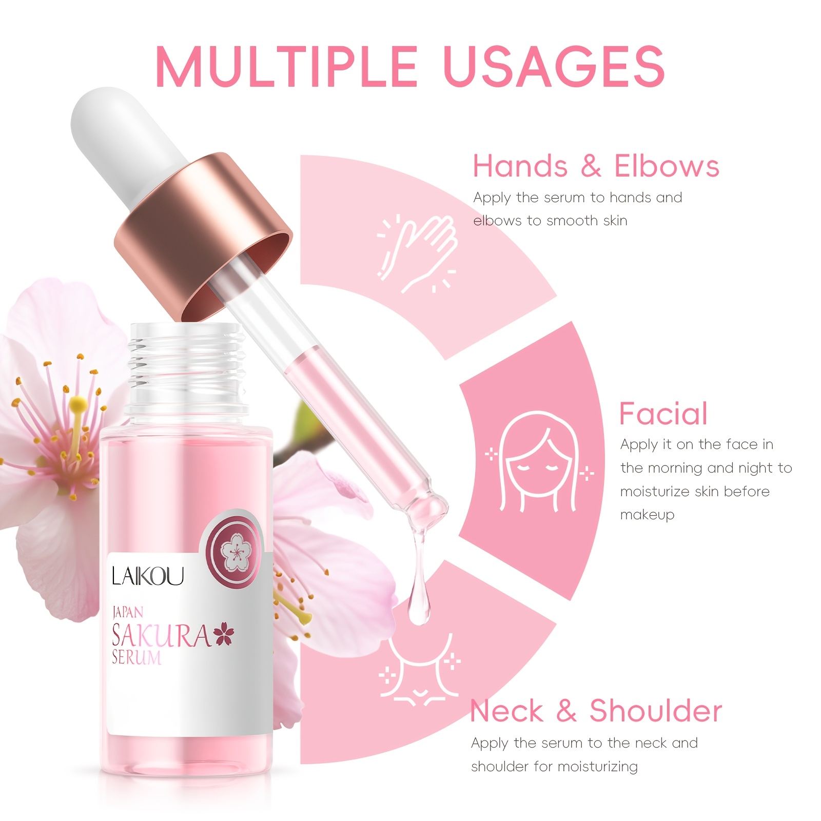 HIOKI SAKURA スキンケア3点セット japan sakura skincare set 5pcs travel kit cleanser - Temu