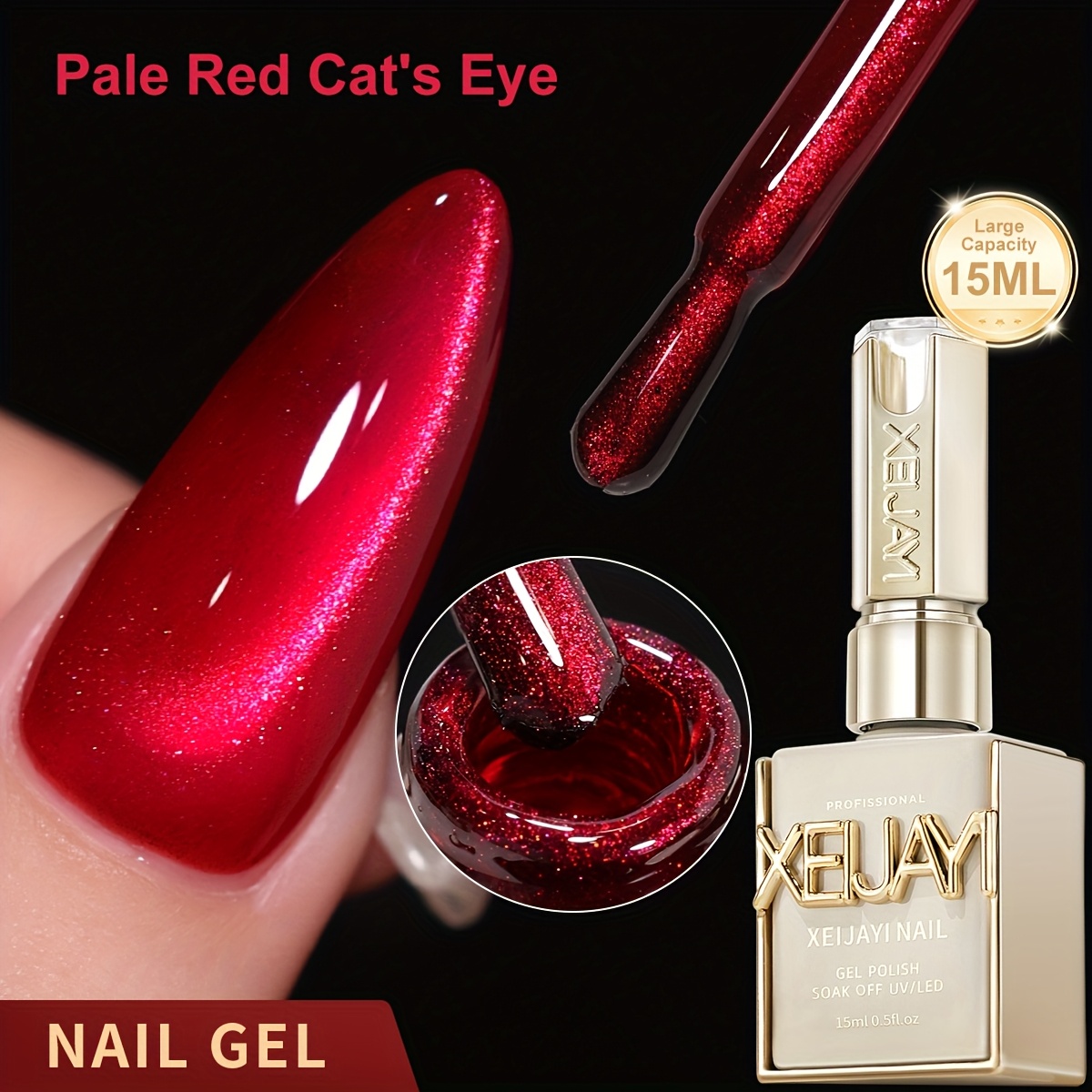 1pc 15ml New Popular Nail Gel Semi Permanent Nail Art Soaking Led Nail Salon Nail Salon Gel