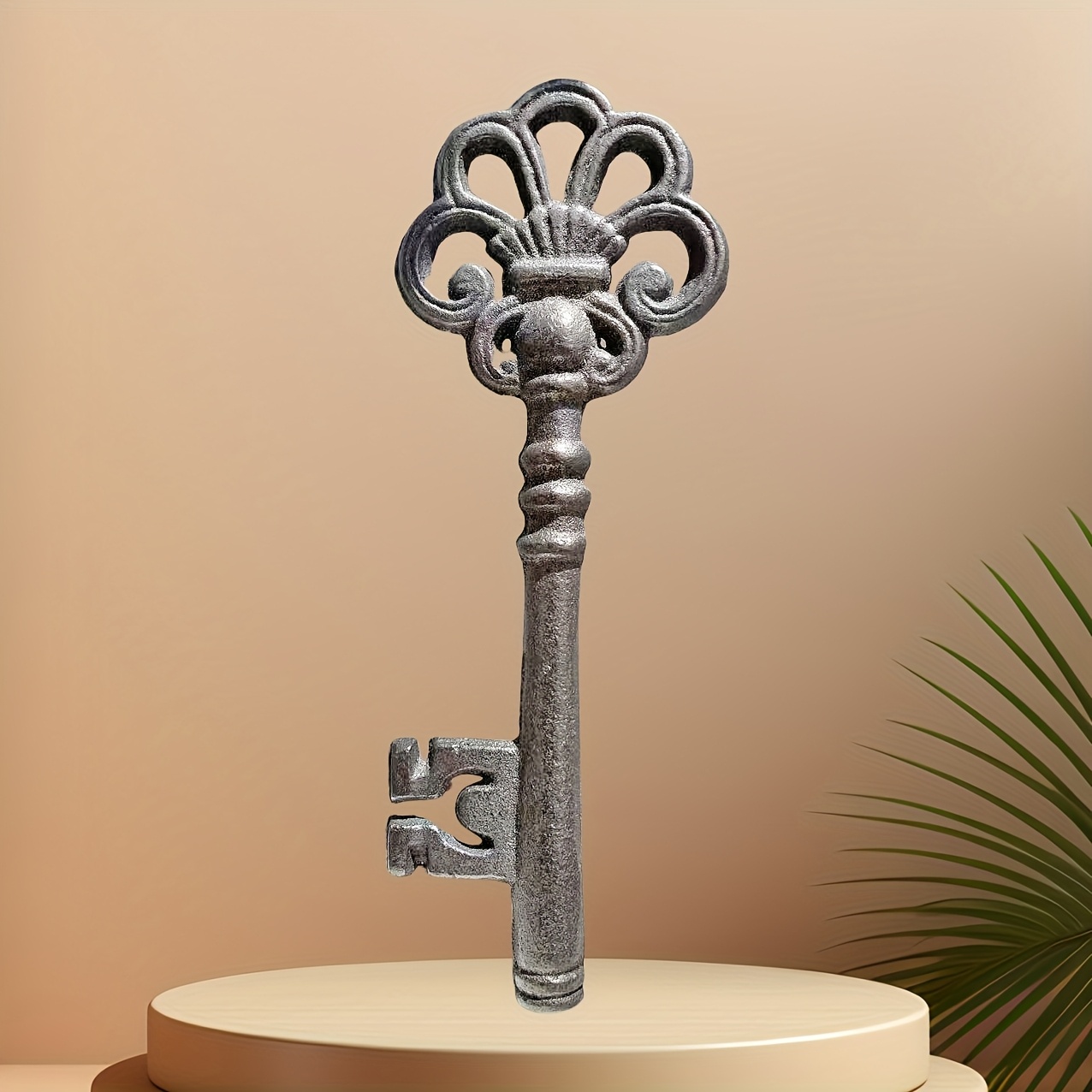 TEMU A Medieval Staff And Key Combination Handicraft, A Key Statue Decorative Item Handicraft, Which Hung Or , Suitable For To Colleagues , Suitable