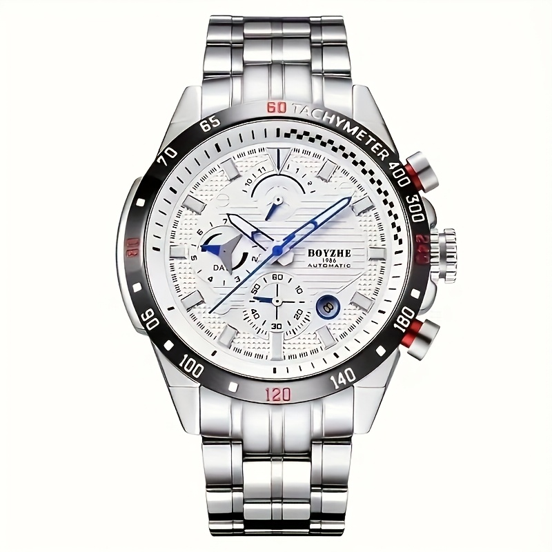 Men's Watch Automatic Mechanical Watch Multifunctional Men's Watch Back Air Men's Watch Mechanical Watch Holiday Gift