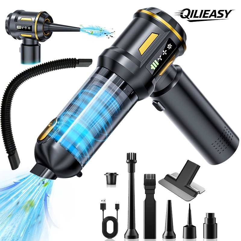   2026 new 20000pa powerful handheld vacuum cleaner battery 4in 1 lightweight vacuum blower vacuum cleaner led display usb rechargeable mini vacuum cleaner for   pet hair cleaning   with cleaning hoses