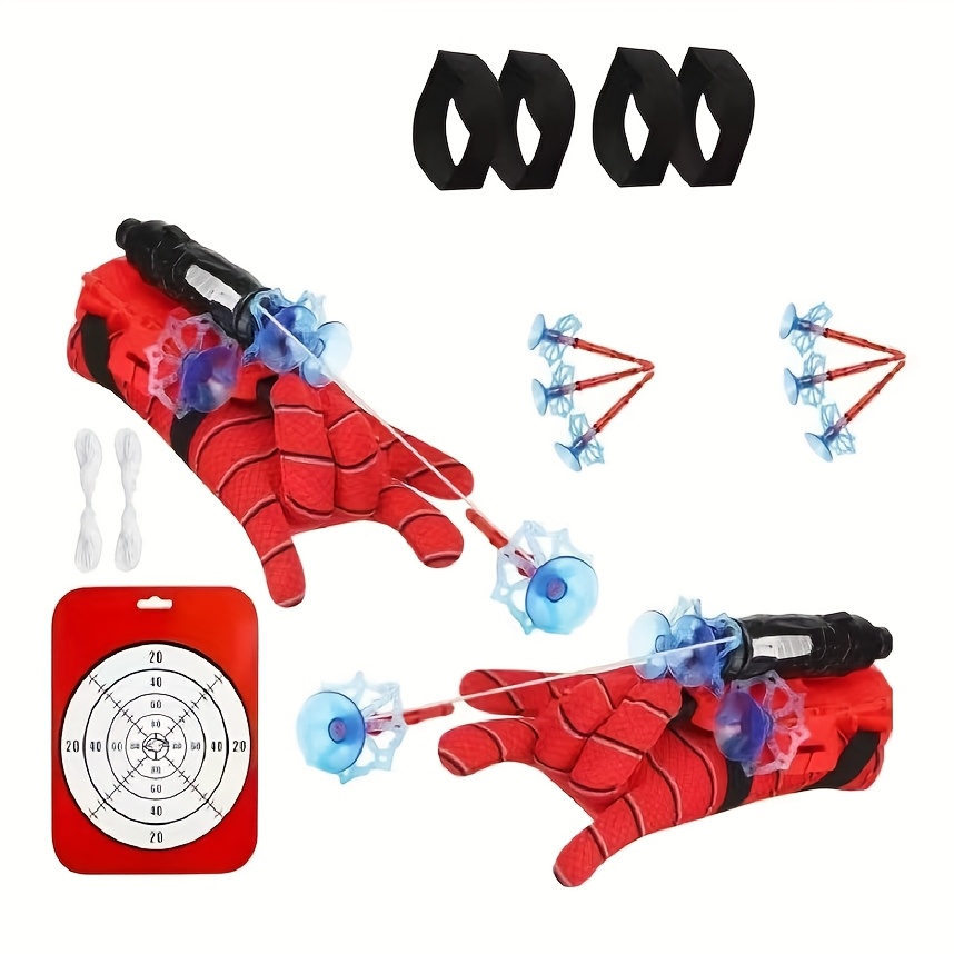 Lanceurs de toile d'araignée pour poignet, jouets lanceurs, accessoires de cosplay Peter Parker, dispositifs de tir, jouets pour enfants, cadeaux 26 Lanceurs de toile d'araignée pour poignet, jouets lanceurs, accessoires de cosplay Peter Parker, dispositifs de tir, jouets pour enfants, cadeaux 26