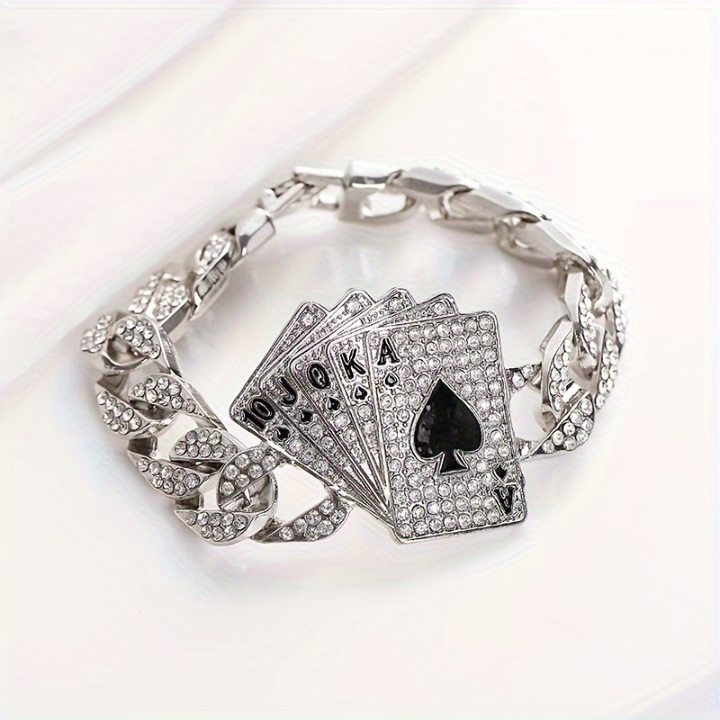 

Elegant Card Bracelet, Zinc Alloy Fashion Jewelry, Daily & Gift Wear, Sexy Accessory