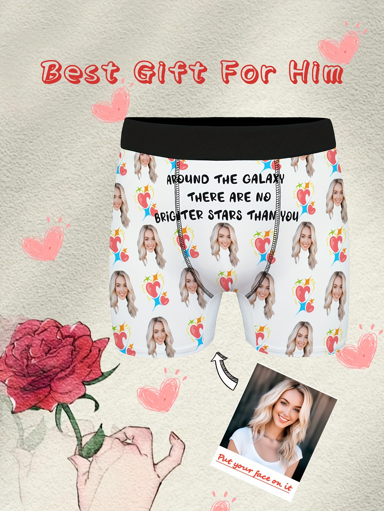 print face on boxers