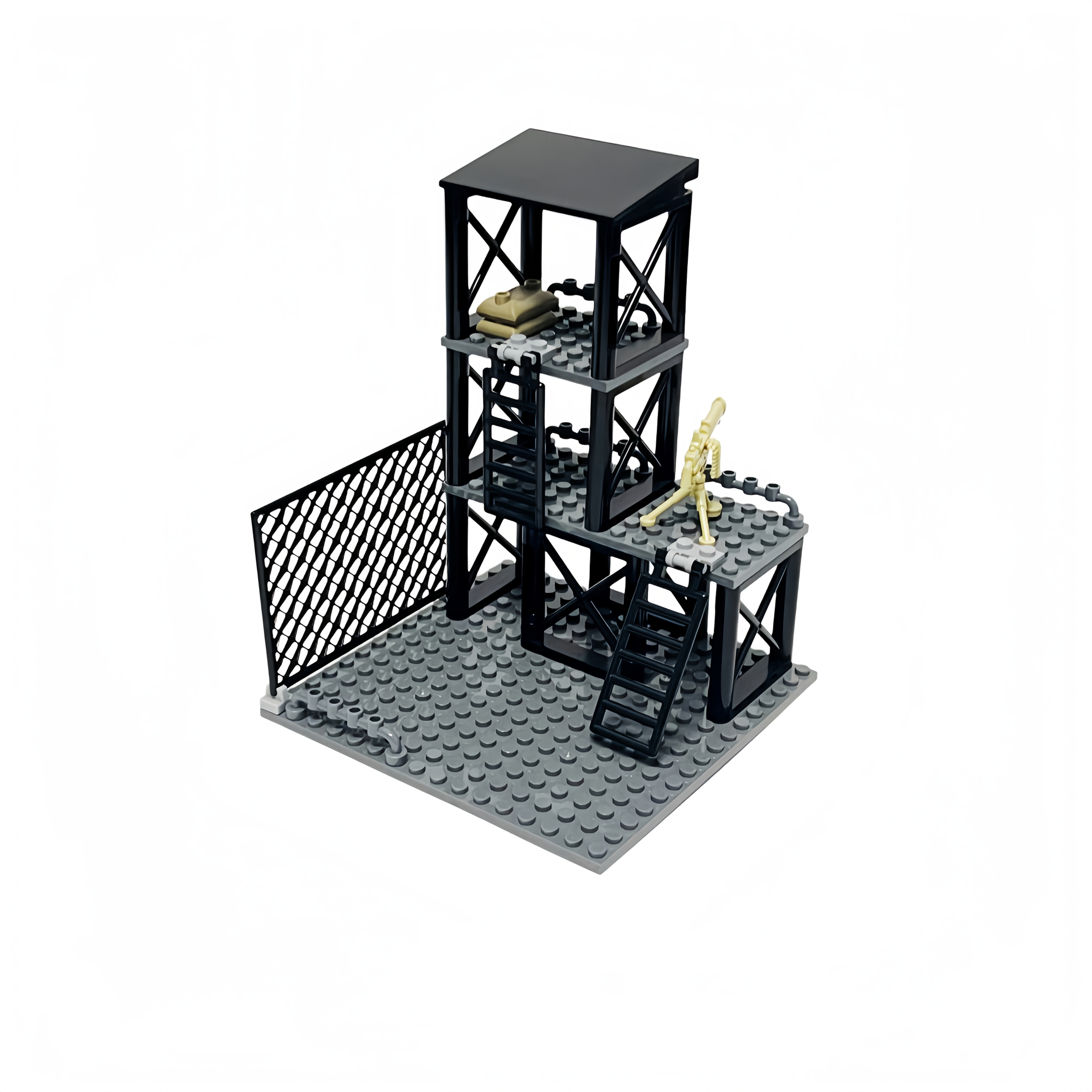 Ideamoc MOC Outposts Building Blocks, DIY Construction Toy