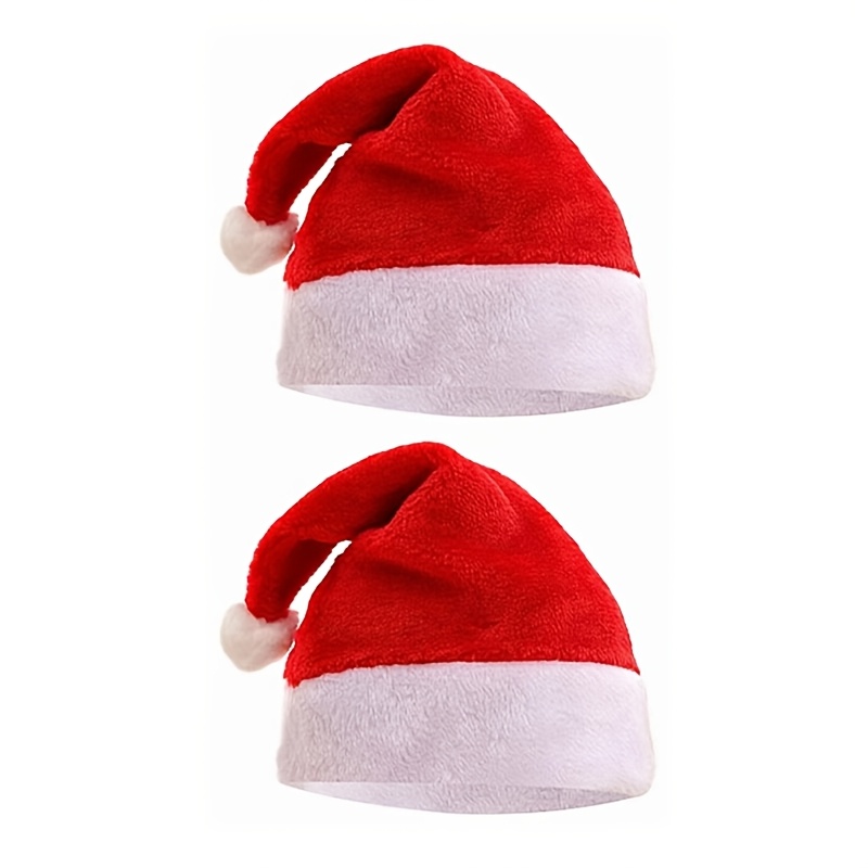TEMU 2pcs Set Of Christmas Hats, Adult Christmas Hats - Men's And Women's Christmas Hats - Holiday Gifts