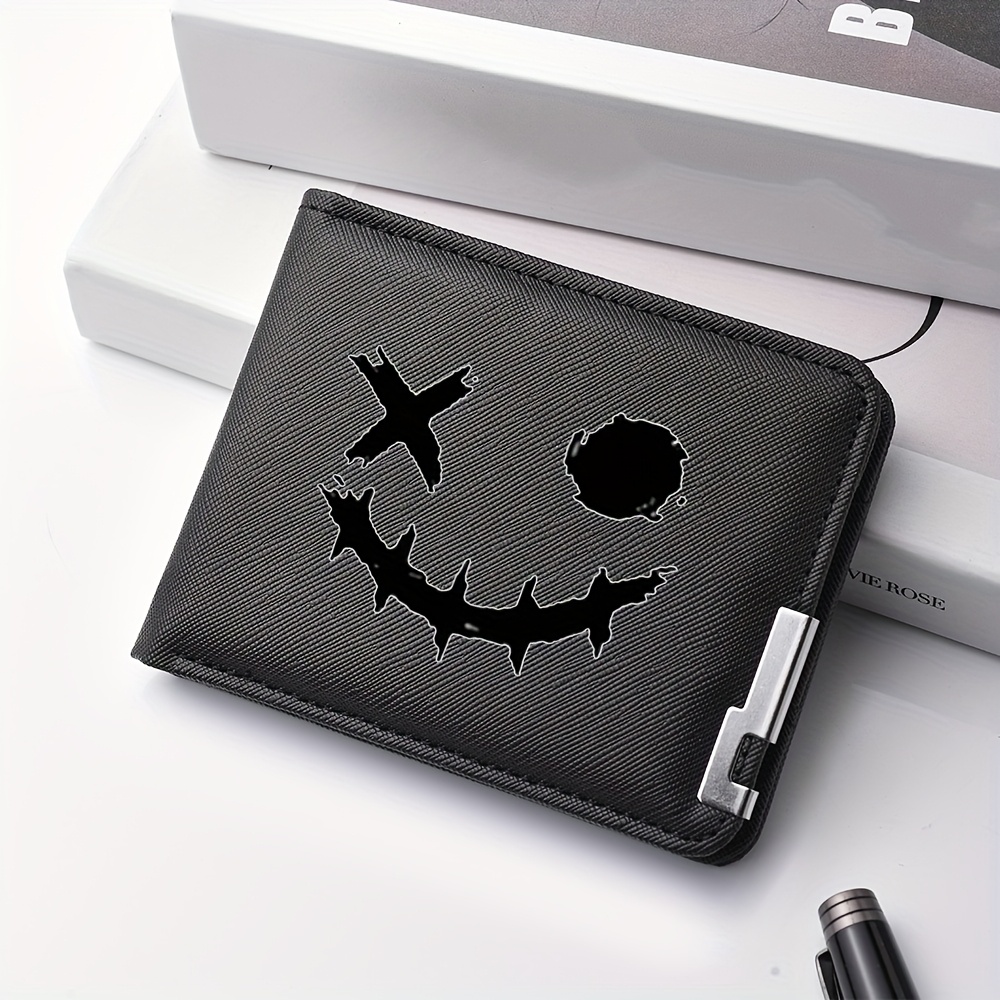 A Personalized Printed Men's Wallet, Featuring A Stylish , Suitable For Credit Cards And , Use And As A Holiday Gift