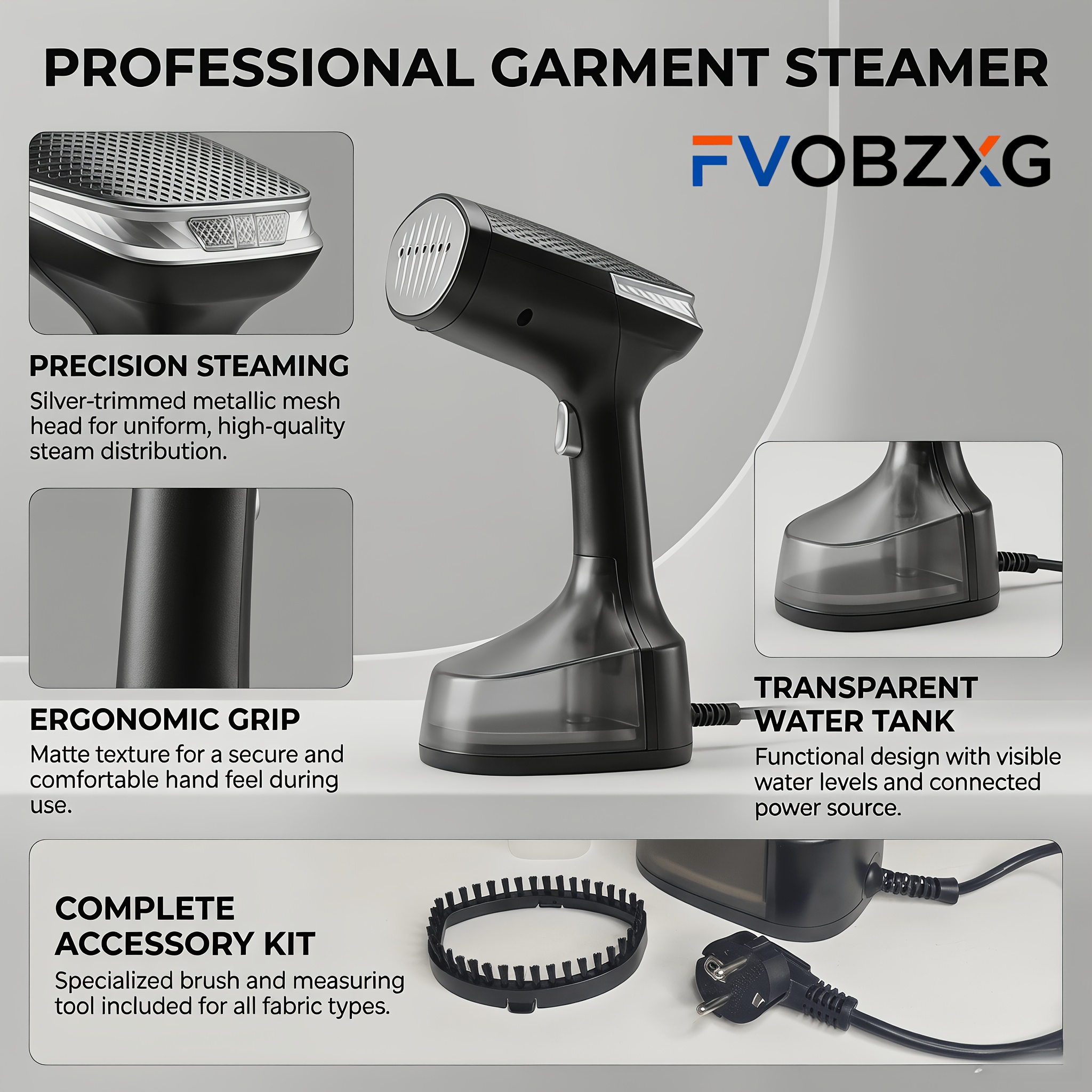 TEMU 1600w Handheld Garment Steamer, 350ml Water Tank, Fast Heating Clothes Steamer, Portable Appliance, Wrinkle Remover For Home And Travel