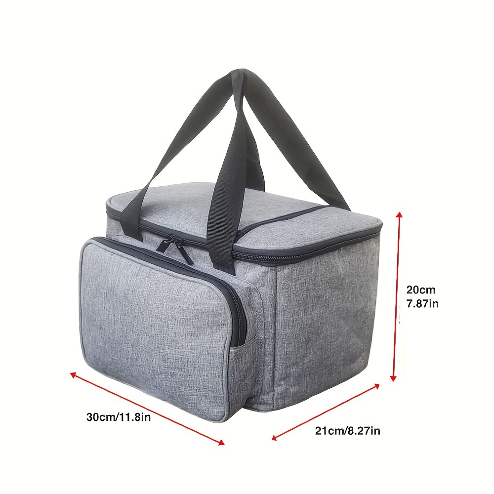 Image of Carrying Case Compatible With Mug Press Machine, Portable Lightweight Travel Tote Bag Machine, Tote Storage Organizer With Multiple Pockets For Accessories And Tools (bag Only)