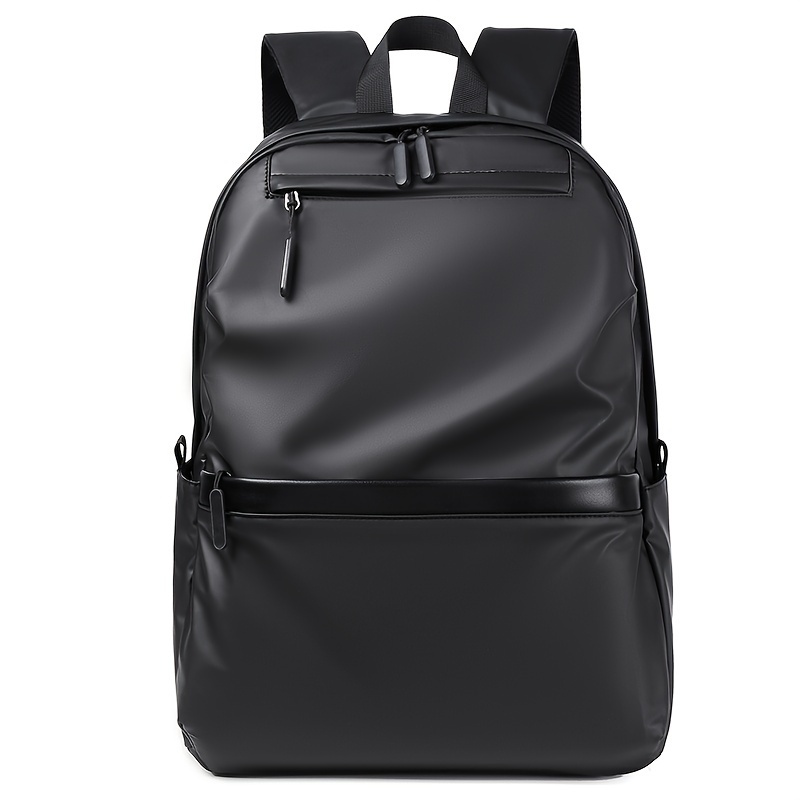 TEMU Men' Oxford Backpack - Large Capacity, Casual & With Laptop Compartment For Outdoor Travel
