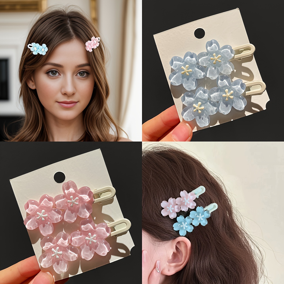 

2/4pcs Women's Forehead Sweet