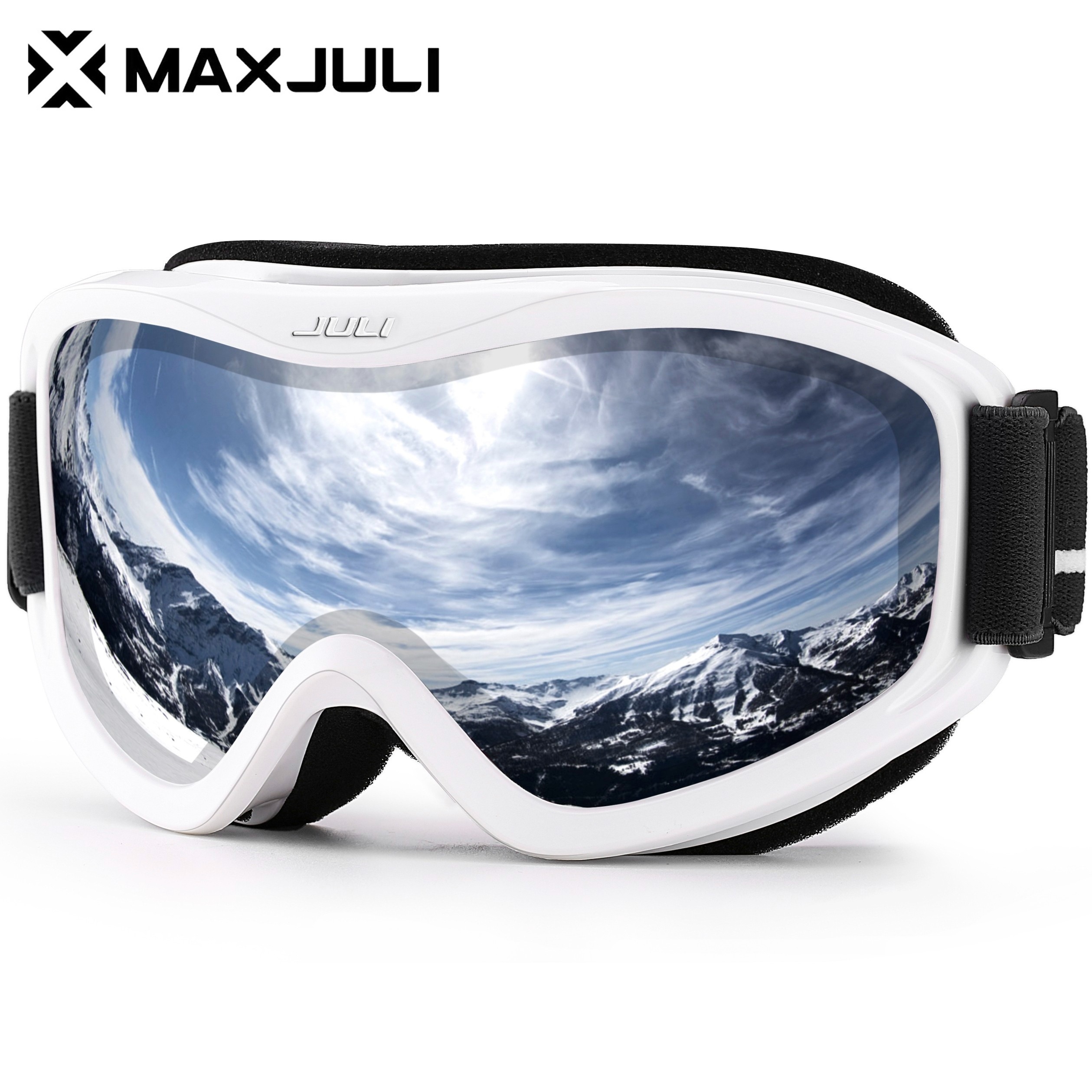 

1 Count Maxjuli Ski Lens Or Ski Goggles Snowboard Ski Goggles For Men, Women And Teens, Otg Snow Binoculars Winter Outdoor Sports Binoculars - Manual Lens Replacement, Lens, Vlt12%