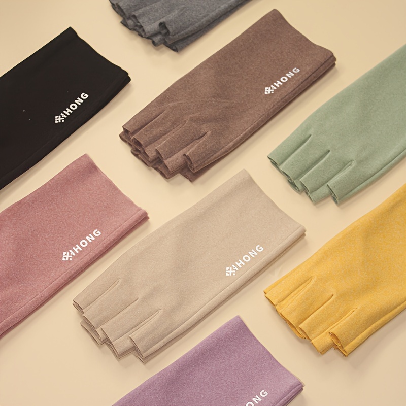 

Touchscreen Half Finger Gloves For Women, Self-heating Elastic Gloves, Soft Warm Gloves