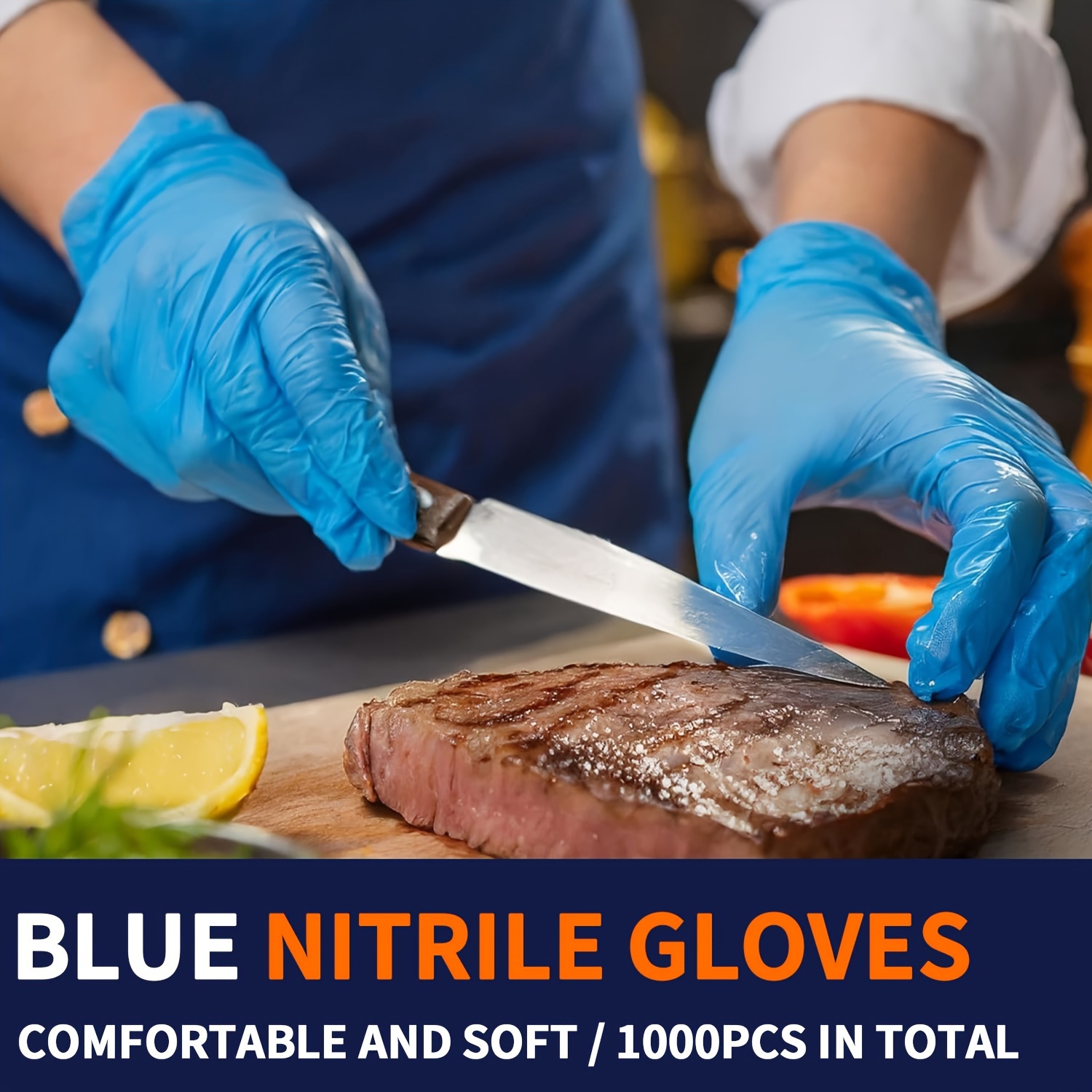 

Nitrile Gloves, 1000pcs, , S/m/l/xl , , Free, Disposable Non-sterile Gloves, Suitable For Cooking, Cleaning And Purposes