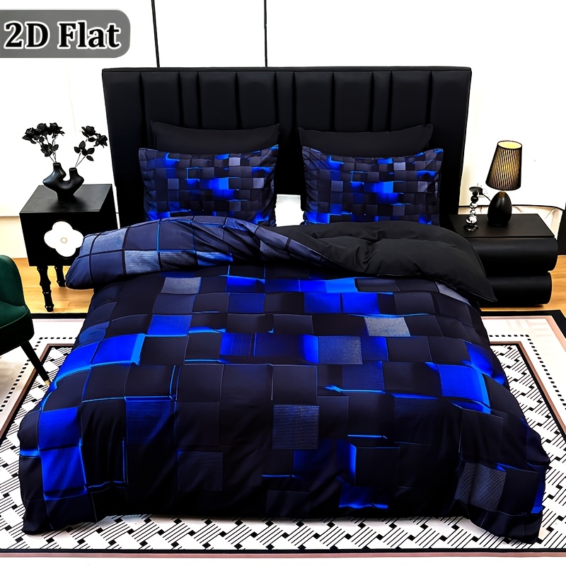 3pcs cool tech   duvet cover set for     in red and   four sizes twin   king 1 fitted sheet 1 2 pillowcase no filling