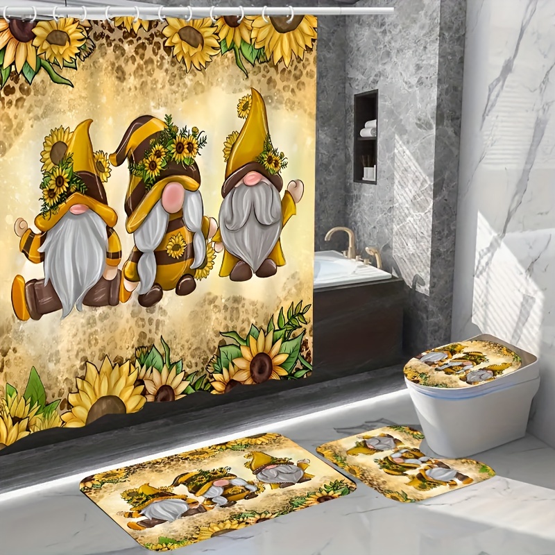 Gnome Shower Curtain - Temu