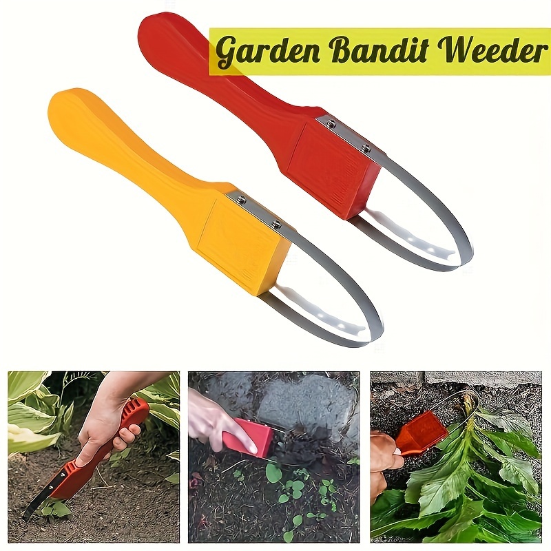 

1pc Durable Plastic Garden Hand Weeder, Strong V-shaped Fork Tip, Easy Grass Puller, Hand Weeding Removal Cutter Tool For Garden Lawn Farm Use