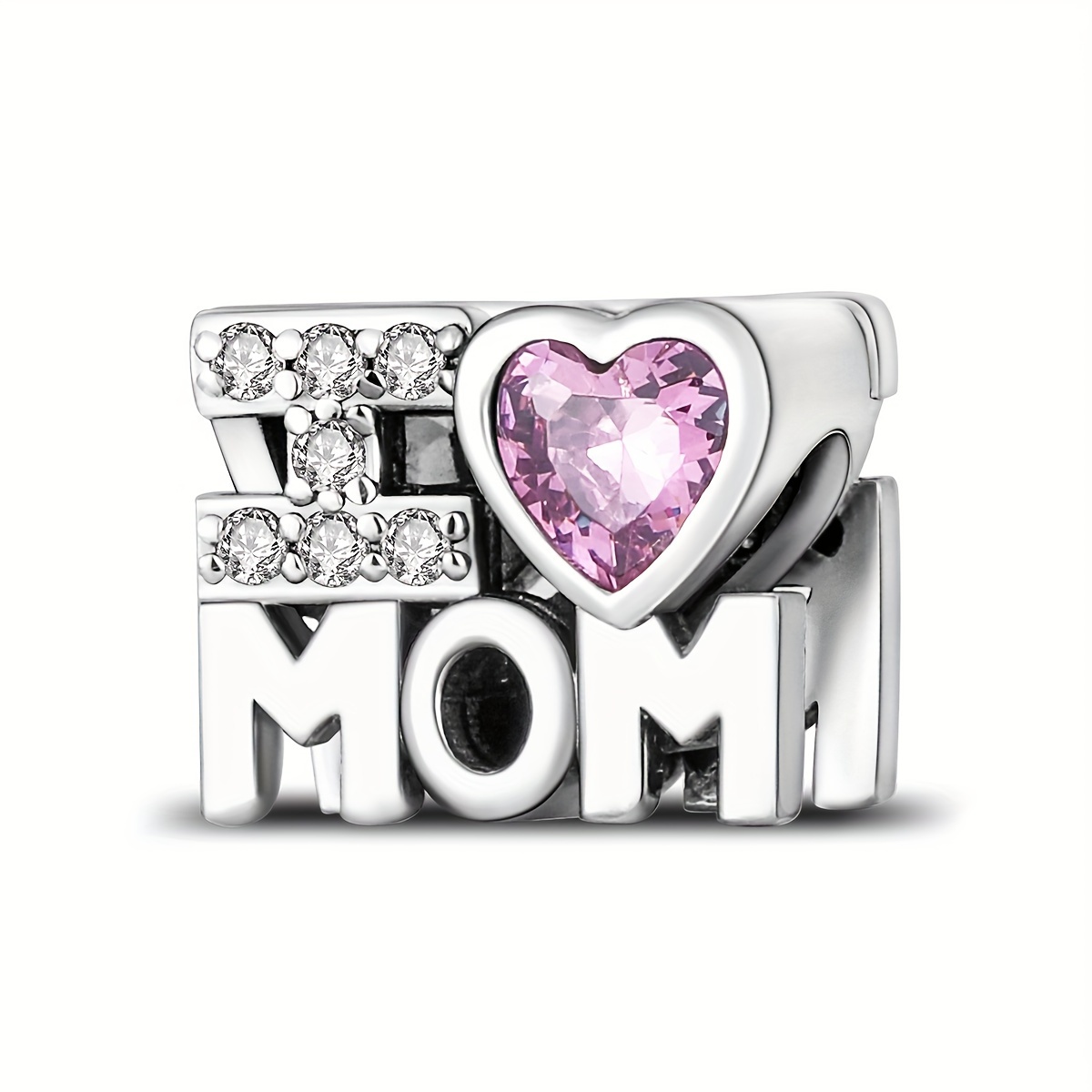 

Charm Bracelet With 'i Love Mom' Design And Pendant - Day Or A
