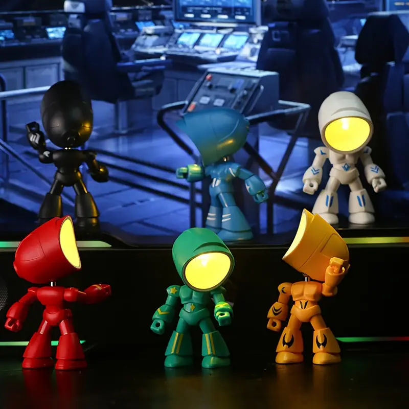 1 mini night light led cartoon cute   light desktop decoration desk lamp holiday gift ideal gift for bothday Product details 0