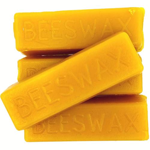 4 8 pack yellow beeswax block premium wax molding materials for crafts candle making and skin care pure