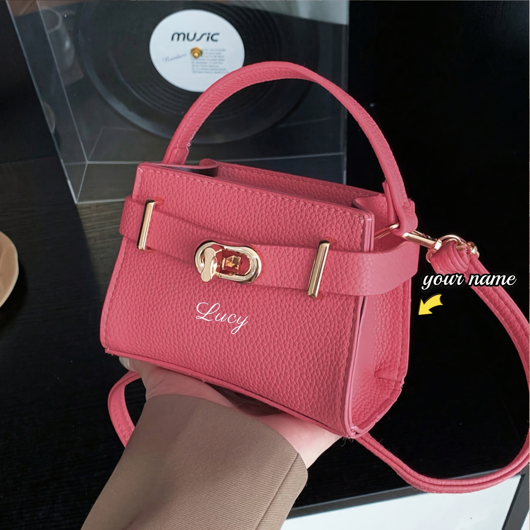 TEMU Custom New Women's Clutch. A Casual, Simple, And Stylish Mini Handbag/crossbody Bag. Adjustable Shoulder Strap Suitable For Daily And Travel.