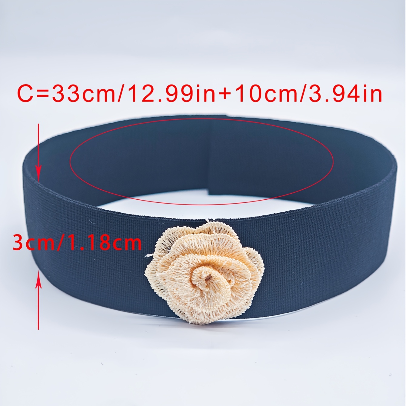 European Choker with Adjustable Floral Design Necklace