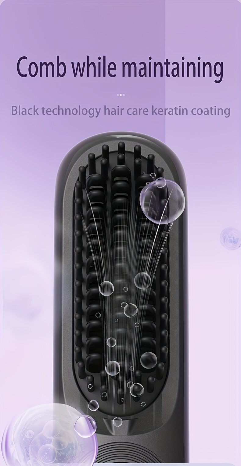 35w ceramic mini hair   comb with 4 temperature settings usb rechargeable led   use straight roll anti   cordless for   use ideal womens gift details 4