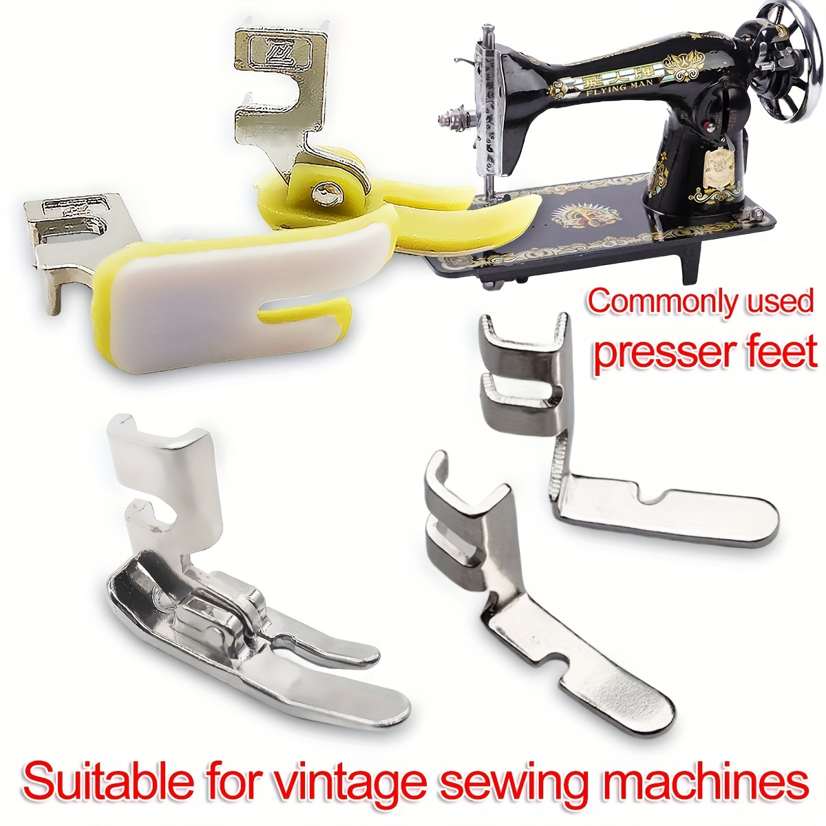 

Piédestal de Presse en Plastique pour Machine à Coudre Ancienne à , Pied de Presse en de Papillon Homme Volant et Abeille, Accessoires pour Machine à Coudre de Marque