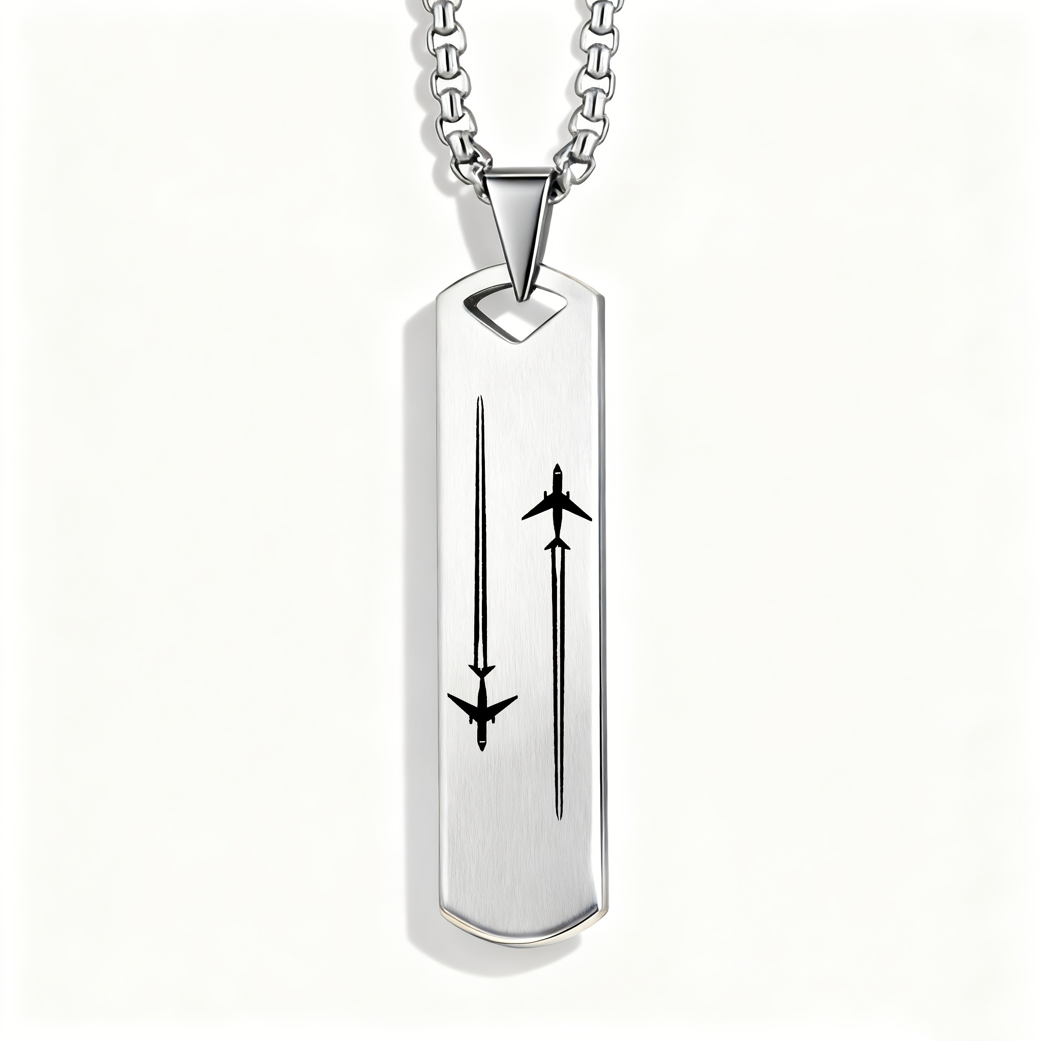 TEMU Collana con ciondolo a forma di aereo con motivo , adatta per abbigliamento casual e attivit� di fitness, per le vacanze o il compleanno per gli