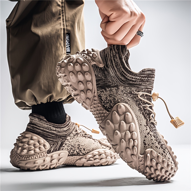 New Fashion Durian Fly Weave Athletic Shoes Tire Sole Slip-On Lazy Shoes