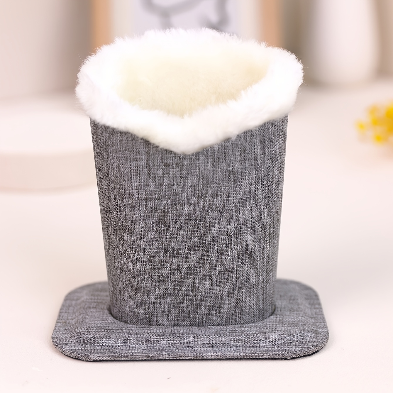 Random /2/3pcs Plush Lined Eyeglasses Holder Stand Protective Glasses Case For Desks Or Nightstands