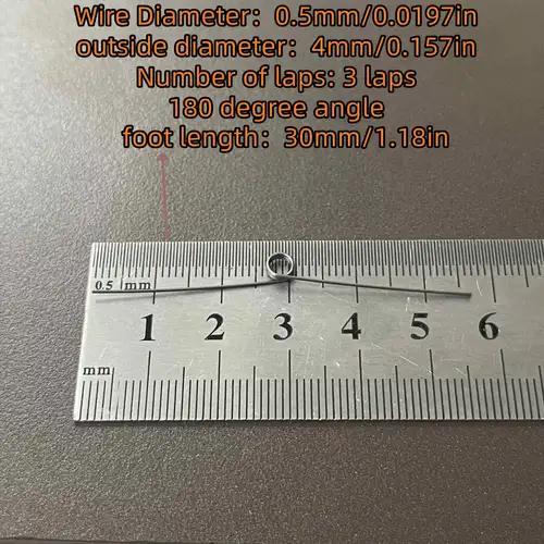 Torsieveren Op Maat Qrity 10 Stuks Torsieveren Roestvrij Staal - V-vorm, 0,5 Mm Draaddiameter, 5 Mm Buitendiameter, 3 Windingen Industriële Veren Voor Apparatuur Torsieveren Op Maat Qrity 10 Stuks Torsieveren Roestvrij Staal - V-vorm, 0,5 Mm Draaddiameter, 5 Mm Buitendiameter, 3 Windingen Industriële Veren Voor Apparatuur