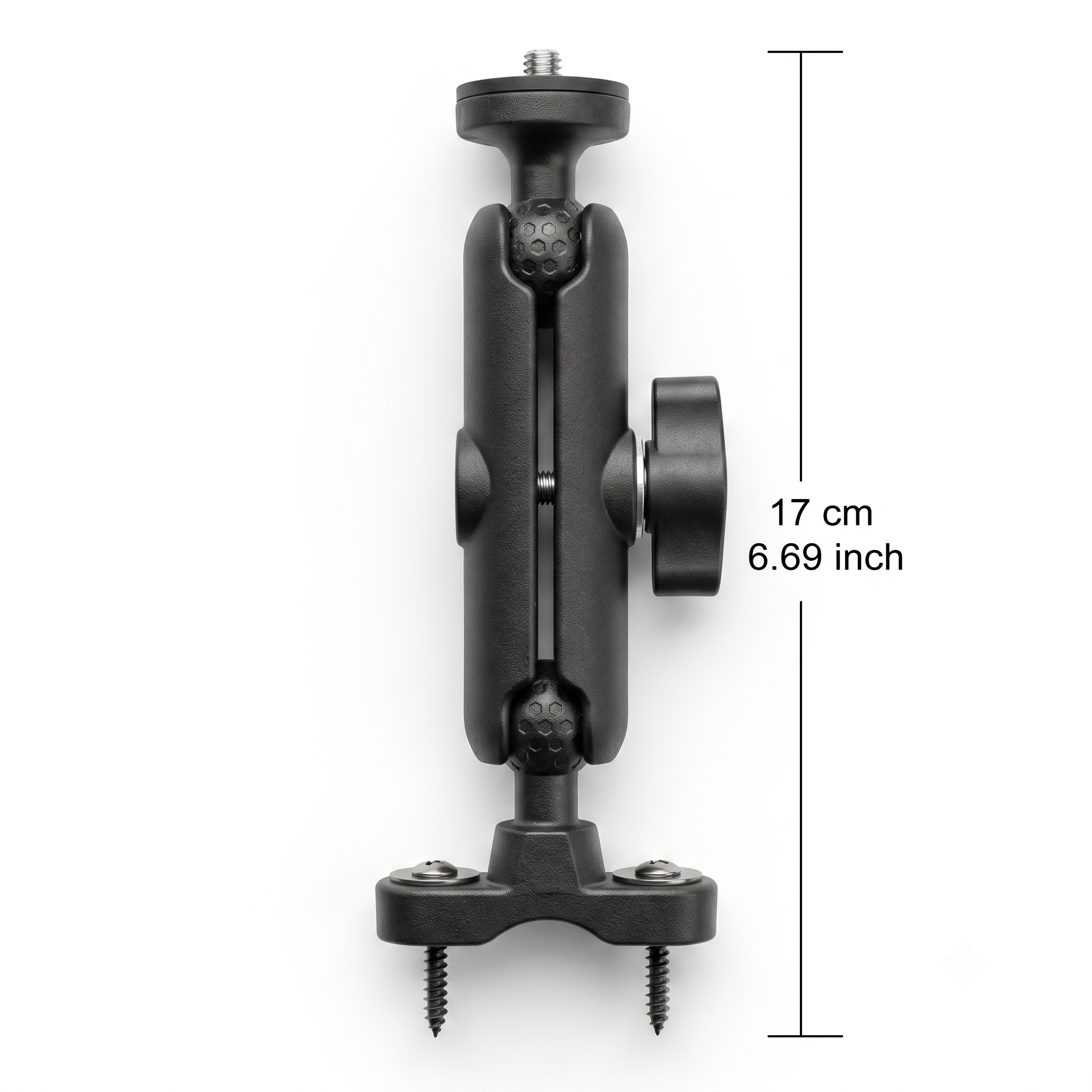 TEMU Treppiede per fotocamera da spedizione, con da 1/4"-20, pezzo fisso, supporto in metallo regolabile a 360簞, per aggiunte di attrezzatura da