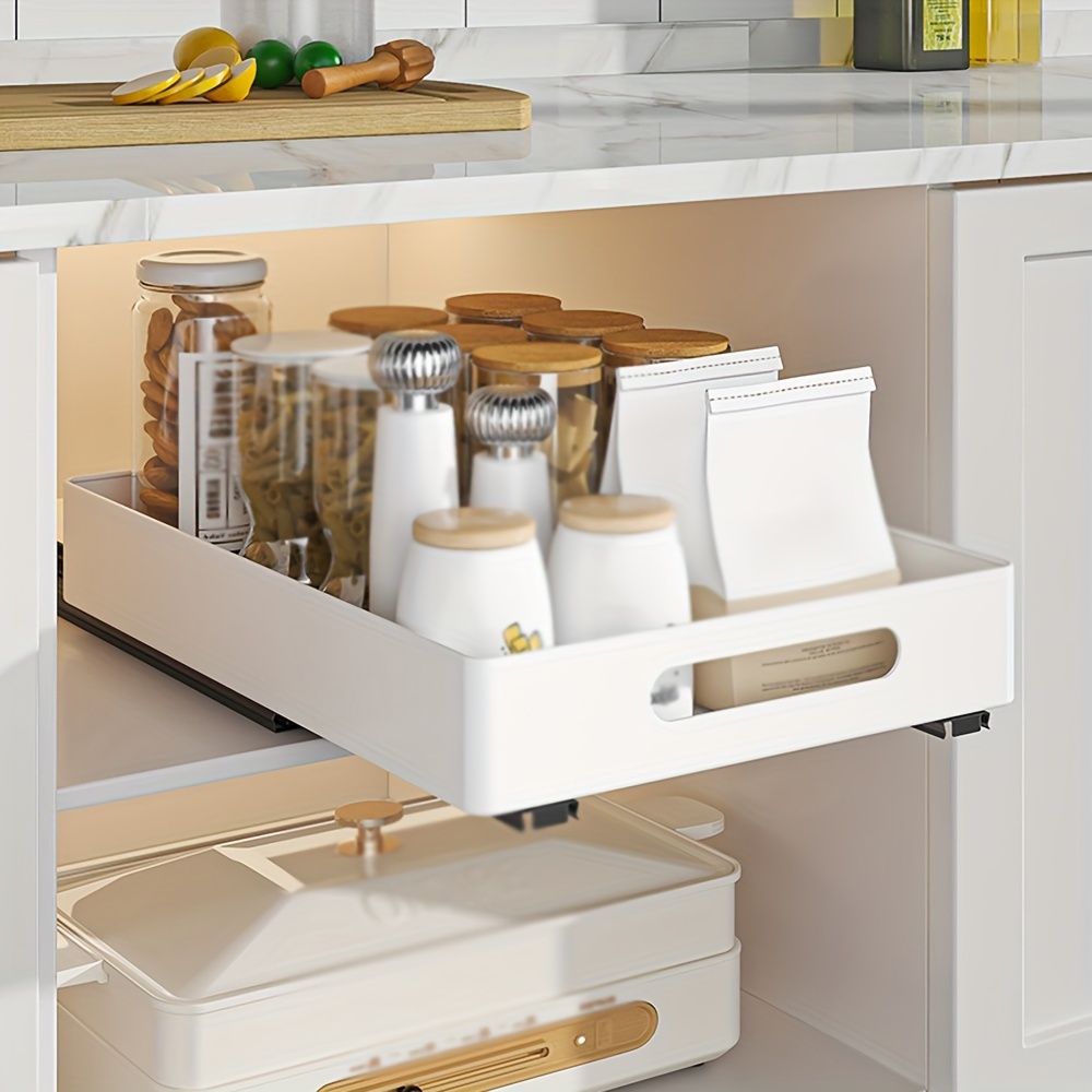 Kitchen Cupboard Organiser Pantry Organizers Storage - Temu