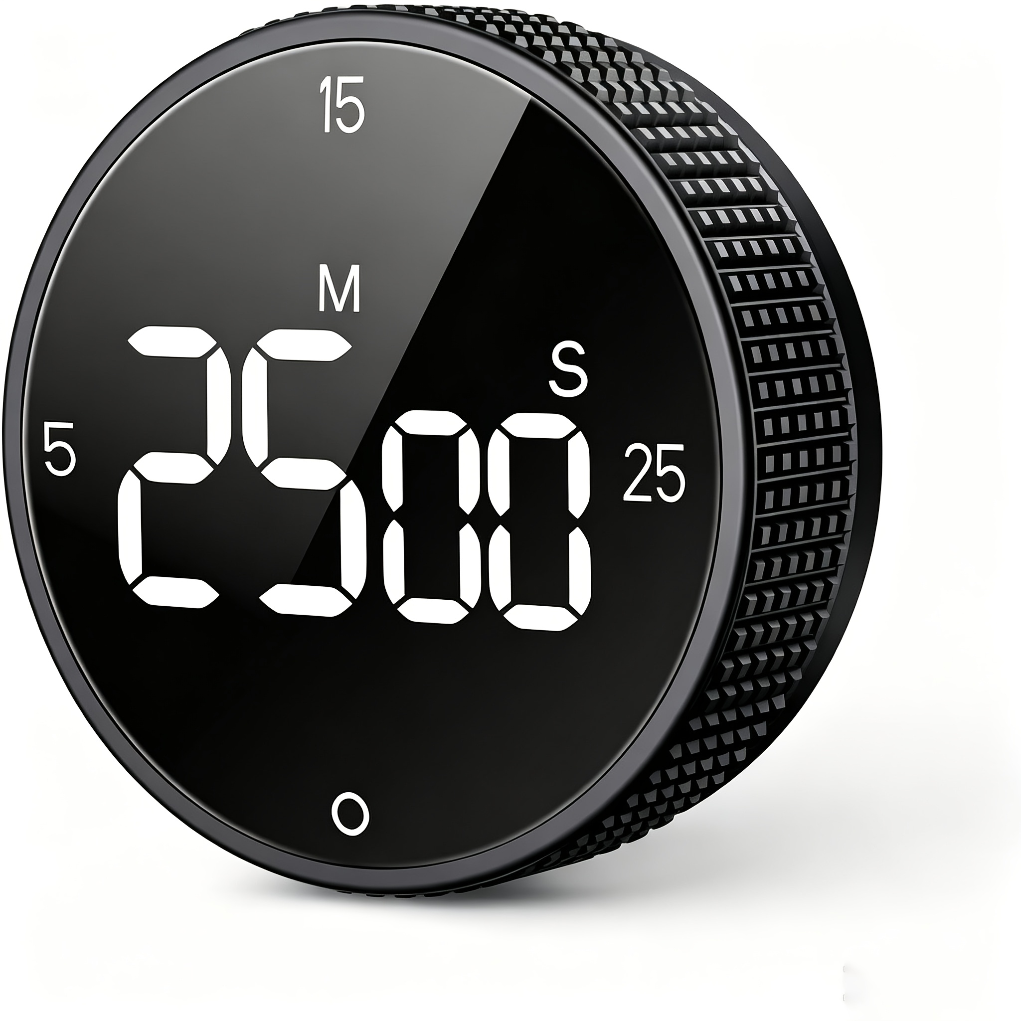 TEMU Magnetic Twist Setting Digital Kitchen Timer, 2-in-1 & Countdown Timer, Dimmable Led Large Screen, Easy Rotate Knob Timer For Baking, Fitness,