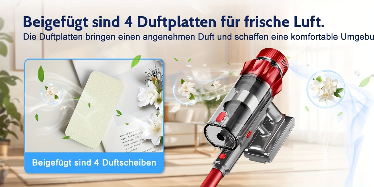   akku staubsauger 60000pa 50min cordless vacuum cleaner with smart display and charging station lightweight anti   vacuum cleaner   cordless vacuum cleaner for hard floors carpets pet hair details 6
