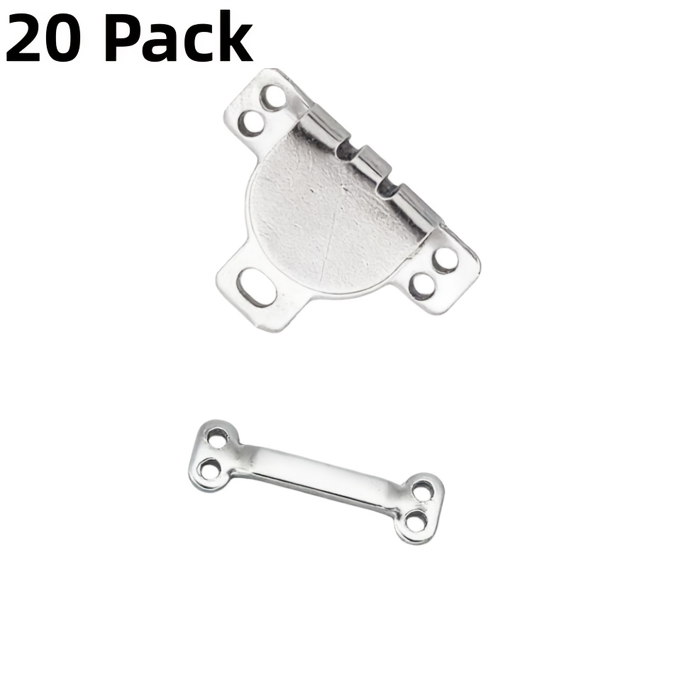E-shop 20 Sets silbergraue Nähhaken Ösenverschlüsse, 17-Millimeter Druckknopf-Sets, geeignet für DIY-Handarbeiten an Hosen, BHs, Röcken, Hosen anderen