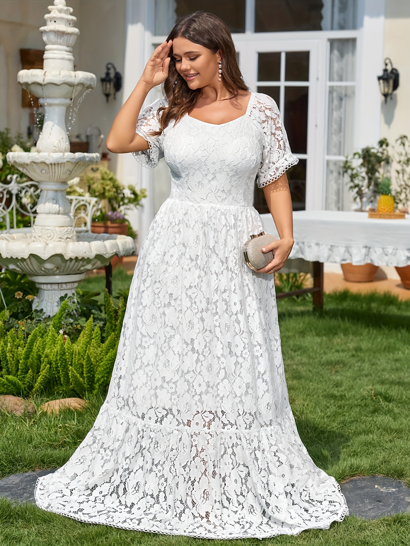 short white fairy dress Fairytale Dream Floral Strap Mini Dress White main image 0